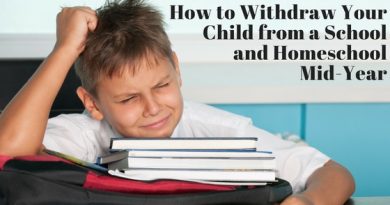How to withdraw your child from a school and homeschool mid-year